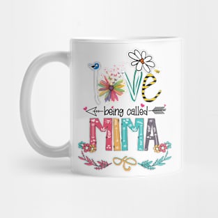 Love Being Called Mima Happy Mother's Day Mug